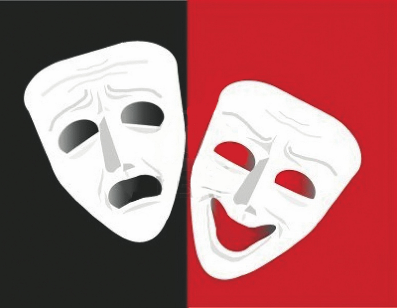 Театр маска бовари. Театральные маски. Маска трагедии и комедии. Маски символ театра. Театральные маски комедия и трагедия.